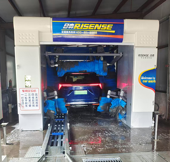 北京单位安装日森隧道式洗车机