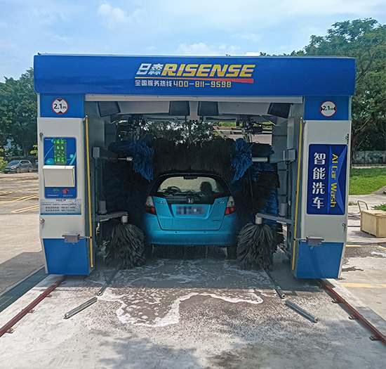广东单位安装日森洗车设备