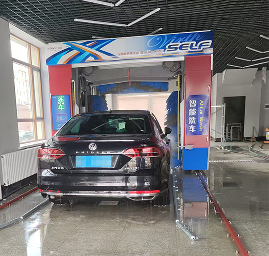 黑龙江加油站安装日森智能洗车设备