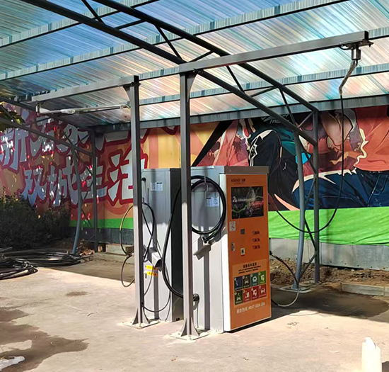 河北安装2台日森小神龙自助洗车机