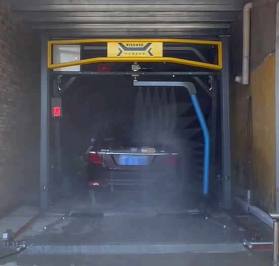 山西加油站安装日森无接触洗车机